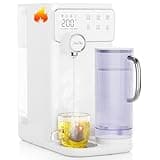 SimPure Y10H Instant Hot Reverse Osmosis Water Filter Countertop, 6-Stage RO Water Filtration System, Hot Water Dispenser with Safety Lock, BPA-Free Portable Pitcher, No Installation