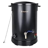 TOAUTO 30Lbs Commercial Wax Melter for Candle Making Large Electric Wax Melting Pot for Candle Making Business with Temperature Control & Quick Pour Spout