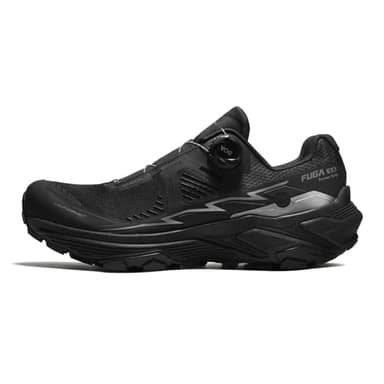 KAILAS Men's FUGA EX 3 BOA Trail Running Shoes Lightweight Slip Resistant Breathable Jogging Hiking Sneakers Ink Black US 10