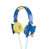 Sonic The Hedgehog Over-Ear Headphones for Kids - Adjustable Headband, Stereo Sound, Tangle-Free Cable, Volume Control, and 3.5mm Jack - Perfect for School, Home, and Travel