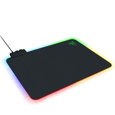 Razer Firefly V2 - Gaming Mouse Pad (Gaming Mouse Mat, Micro-Textured Surface, Cable Holder, RGB Chroma Lighting) Black
