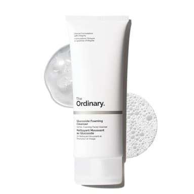 The Ordinary Glucoside Foaming Cleanser, Gentle Foaming Face Wash for All Skin Types Including Sensitive Skin, 5.1 Fl Oz