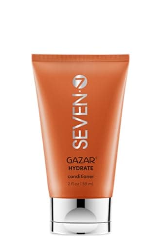 SEVEN Hair Care Gazar Hydrate Conditioner for Women & Men, Anti-Frizz, Moisturize Dry Hair, Sulfate + Paraben Free, Cruelty Free with Argan Oil, Jojoba & Biotin, Made in USA, 2oz