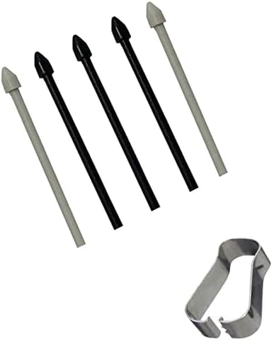 Ubrokeifixit Galaxy Tab S7 Plus Touch Stylus S Pen Replacement Tips/Nibs - Samsung Galaxy Tab S7 11.0" / 12.4" Wi-Fi/LTE/5G (Black)