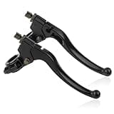 OFBAND Left Clutch Lever + Right Brake Lever,Aluminum Alloy Clutch and Brake Lever Set Fit for 7/8" Handlebar,Folding Brake Levers for 50cc/70cc/110cc/125cc/150cc Motorcycle Dirt Bike
