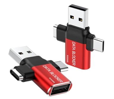 Data Blocker, 3-in-1 USB Data Blocker, Protect Against Juice Jacking