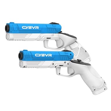 CYBVR Customizable Weighted Gun Stock Controller Grips for The Meta Quest 3 - VR Gun Stock for The Meta Quest 3S, Weighted Gun Grips for Better Immersion in VR, Accessories for The Quest 3
