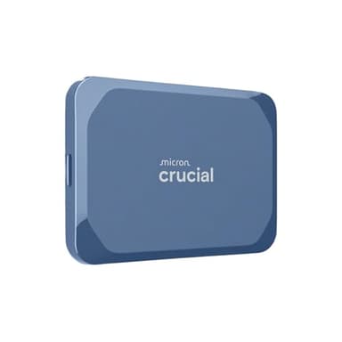 Crucial X10 2TB Portable SSD, Up to 2,100MB/s, USB 3.2 USB-C, External Solid State Drive, Compatible with Windows, Mac & Android, Durable Storage for Games, Photos & Files, Blue - CT2000X10SSD9-02