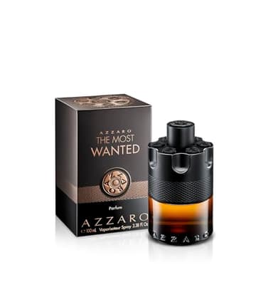 Azzaro The Most Wanted Parfum - Intense Mens Cologne - Spicy & Seductive Fragrance for Date Night - Lasting Wear - Irresistible Luxury Perfumes for Men - Full Size, 3.3 Fl. Oz
