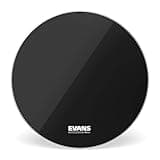 Evans Heads BD22RB-NP 22-Inch EQ3 Resonant Bass Drum Heads - Black