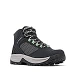 Columbia Womens Transverse Waterproof Hiking Boot, Black/Sage Leaf, 8.5