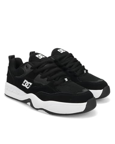 DC Shoes Men's Ascend Skate Sneaker Black/Black/White