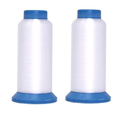 Mandala Crafts 0.12mm Clear Sewing Thread Transparent Nylon Invisible Thread for Sewing Quilting - 6560 Yds Monofilament Fishing Line String for Hanging and Wigs