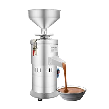 ZERNEIL Peanut Butter Maker Machine Nut Butter Machine 110V 1100W Electric Grain Grinder Peanut Butter Maker - 33lb/h Sesame Sauce Grinder Home/Commercial for Groundnut, Almond, Cashew Nut and Sesame