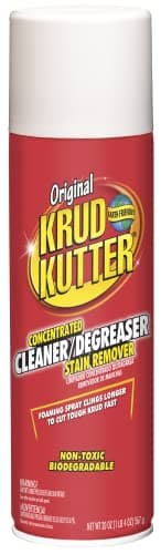 Krud Kutter Original Cleaner Degreaser Aerosol, 20 oz, Heavy Duty Spray for Grease, Oil and Tough Stains, All Purpose Multi Surface Cleaner for Kitchen, Garage, Tools and Equipment
