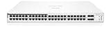 HPE Networking Instant On Switch Series 1830 48-Port Gb Smart-Managed Layer 2 Ethernet Switch with PoE | 48x 1G | 4X SFP | 24x CL4 PoE (370W) | Fan-Less | US Cord (JL815A#ABA)