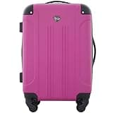 Travelers Club Chicago Hardside Expandable Spinner Luggage, Fuchsia, 20" Carry-On