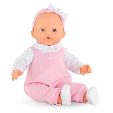 Corolle Lise - 14" Soft Baby Doll with Vanilla Scent, Pink Outfit & Sleeping Eyes for Girls Ages 18 Months+, Cute Reborn Realistic Baby Dolls for 2 Year Old Girls