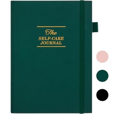 5 MINUTES A DAY Self-Care Journal, Wellness & Daily Reflection Notebook – Mental Health & Anxiety Journal for Women & Men – Self Care Planner, ADHD Planner with Mood Tracker – A5 Size (Dark Green)