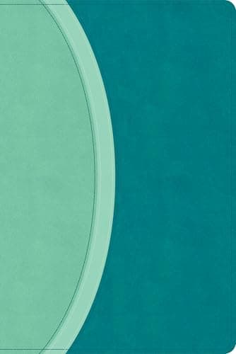 CSB Rainbow Study Bible, Teal LeatherTouch (Limited Edition), Full-Color Design, Black Letter, Color-Coded Reading Plan, Study Tools, Full-Color Maps, Easy-to-Read Bible Serif Type