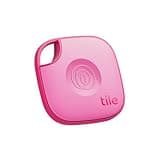 Tile by Life360 Mate (2024) Bluetooth Tracker, Keys Finder and Item Locator for Keys, Bags and More. Phone Finder. Both iOS and Android Compatible. 1-Pack (Pink Punch)