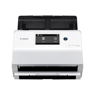Canon imageFORMULA R50 Business Document Scanner for PC and Mac - Color Duplex Scanning - Connect with USB Cable or Wi-Fi Network - LCD Touchscreen - Auto Document Feeder - Easy Setup