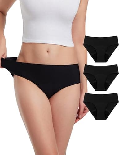 EcoPeriod Period Underwear for Women Heavy Flow, Leakproof Menstrual Underwear Seamless Period Panties, No Show Panty