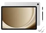SAMSUNG Galaxy Tab A9+ 11 inch 128GB Android Tablet, Big Screen, Quad Speakers,Upgraded Chipset, Multi Window Display, Slim, Light, Durable Design, Silver with HEXAccessories