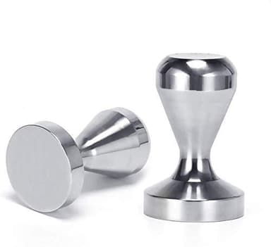 VIA CREMA Coffee Tamper 57mm Calibrated Espresso Tamper Stainless Steel Coffee Machine Accessories