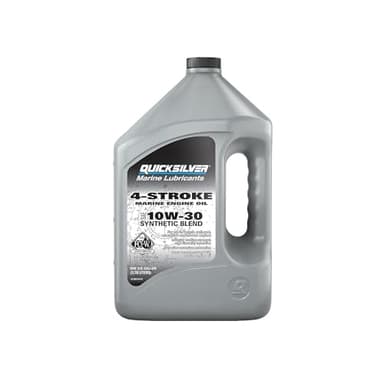 Quicksilver 10W-30 4-Stroke Synthetic Blend Marine Engine Oil, 1 Gallon