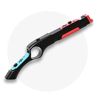 GAMSURFING Nintendo Switch/Switch OLED Game Controller - Shooting & Hunting Games Accessory, Compatible with Big Buck Hunter, Resident Evil and More
