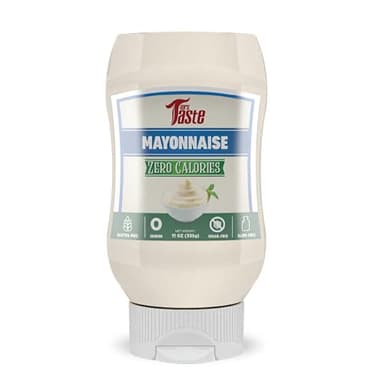 Mrs Taste Sugar Free Mayo, Zero Calories, Zero Sodium, Zero Sugar, High Fiber, Keto Friendly, Paleo Friendly, Condiments and Sauces (11 oz, Mayo)