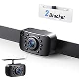 eRapta ERT01 HD Backup Camera Rear View License Plate Reverse Camera Universal for Pickup Truck Car SUV 149 Degree Perfect Angle Night Vision IP69K Level Waterproof