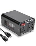 LVYUAN Voltage Transformer Converter 500 Watt Step Up/Down Convert from 110-120 Volt to 220-240 Volt and from 220-240 Volt to 110-120 Volt with US Outlet, Universal Outlet, Circuit Breaker