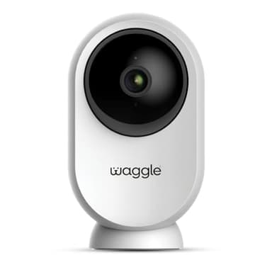 Waggle RV Mini Camera - 1080p HD Wireless Security Camera for RVs – Built-in SD Card (128GB), 2-Way Audio, Night Vision & Motion Detection - Ideal for Indoor Use - WiFi & Subscription Required