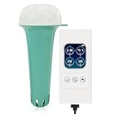 Kactoily Pool Monitor Floating Wireless Pool Water Testing Smart Pool Device 4-in-1 pH/EC/TDS/Temp Digital Pool Water Tester for Pool & Hot Tub & SPA