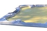 Floating Thermal Spa Cover Blanket for hot tub 7'x6' x3/8", Summer or Winter,Durable Foam Cover, Solar Blanket in Heat Loss .Protect Hard Cover from Chemical Damage Cut to Size
