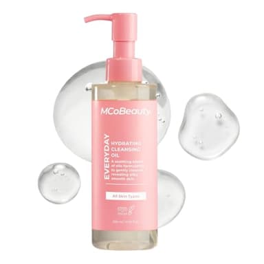 MCoBeauty - Hydrating Cleansing Oil - Nourishing Makeup Remover with Macadamia, Evening Primrose & Jojoba Seed Oils for Soft, Balanced Skin - Oil Cleanser for Face