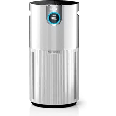 Shark Air Purifier for Home Large Room, Clean Sense Technology, HEPA Air Filter, 1000 Sq Ft, Removes 99.98% of Dust & Allergens, HP201 (Renewed)