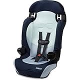 Cosco Kids Finale DX 2-in-1 Booster Car Seat, Forward Facing Toddler Car Seat (30-65 lbs) and Belt Positioning High Back Booster Seat (40-100 lbs), Rainbow