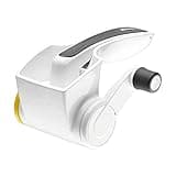Zyliss Restaurant Cheese Grater - Handheld Rotary Cheese Grater - Cheese, Vegetable, Nut Grater for Right- & Left-Handed Cooks - NSF Restaurant Certified - White