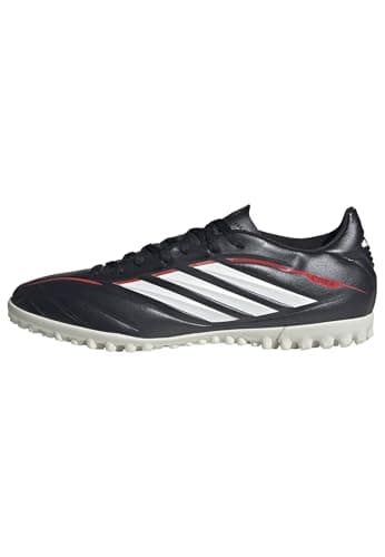adidas Unisex-Adult Copa Pure Iv Club Turf, Black/White/Lucid Red, 11