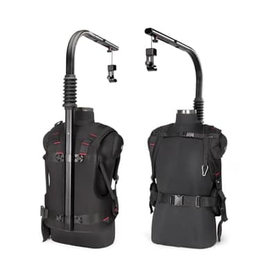 FLYCAM Flowline 400N Professional Ergonomic Camera Support Vest for Gimbals. Payload up to 8-10Kg/17.6-22lb. Vest Fits Variety of Body Sizes