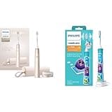 Philips Sonicare 9900 Prestige Rechargeable Electric Power Toothbrush & for Kids 3+ Bluetooth Connected Rechargeable Electric Power Toothbrush, Interactive for Better Brushing, Turquoise, HX6321/02
