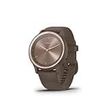 Garmin vivomove Sport, Hybrid Smartwatch, Health and Wellness Features, Touchscreen, Cocoa (Renewed)