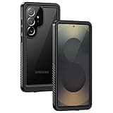 Lanhiem for Samsung Galaxy S25 Ultra Case, IP68 Waterproof Dustproof, Built-in Screen Protector, Rugged Full Body Shockproof Protective Cover for Galaxy S25 Ultra 5G 6.9 Inch, Black