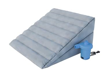 Boyd Sleep Inflatable Air Wedge Pillow, Adjustable Dual-Chamber Incline with Electric Pump, Auto Seal Valves & Ever Firm Fabric, for Acid Reflux, Snoring, GERD, Pregnancy, Back Support, 24" x 22"