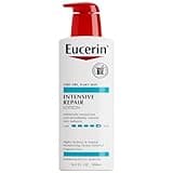 Eucerin Intensive Repair Body Lotion for Very Dry, Flaky Skin, Fragrance Free Body Moisturizer with Alpha Hydroxy, 16.9 Fl Oz Bottle
