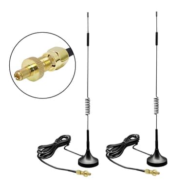 Rydocyee 5G Antenna External Antenna for T Mobile 5G Home Internet, Netgear Nighthawk M7 Pro /M6 Pro/M5/M1, Jetpack MiFi 8800L Hotspot Router - 2 Pack (5G Antennas SMA + TS9 Adapters)