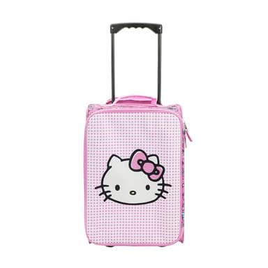 Bioworld Hello Kitty Character Face & Icons Pink 18" Pilot Case